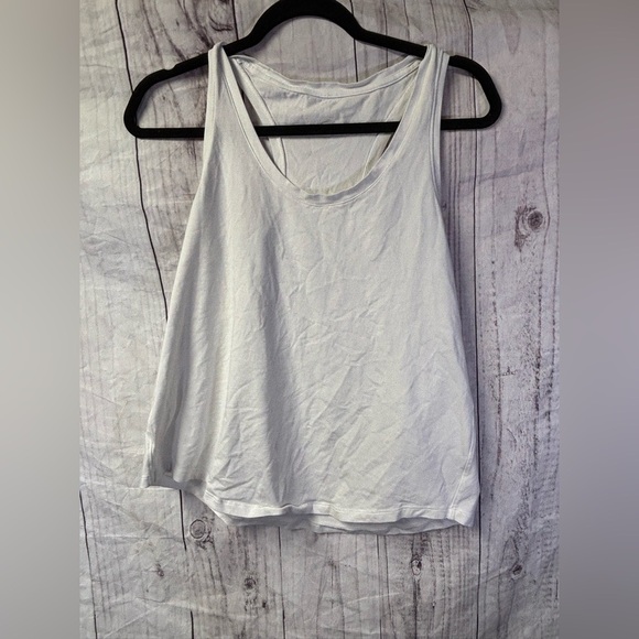 Lululemon White flowy Tank Top medium - Picture 1 of 4